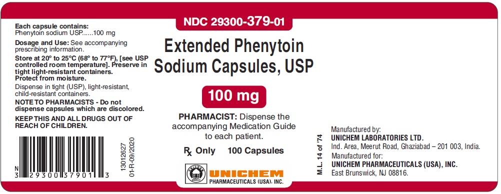 Extended Phenytoin Sodium Capsules USP, 100 mg