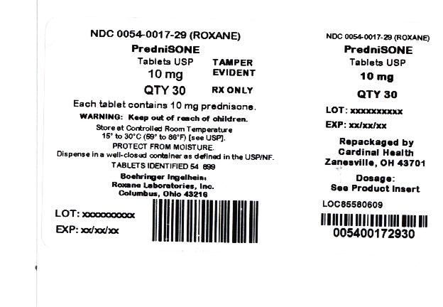 Prednisone Carton Label