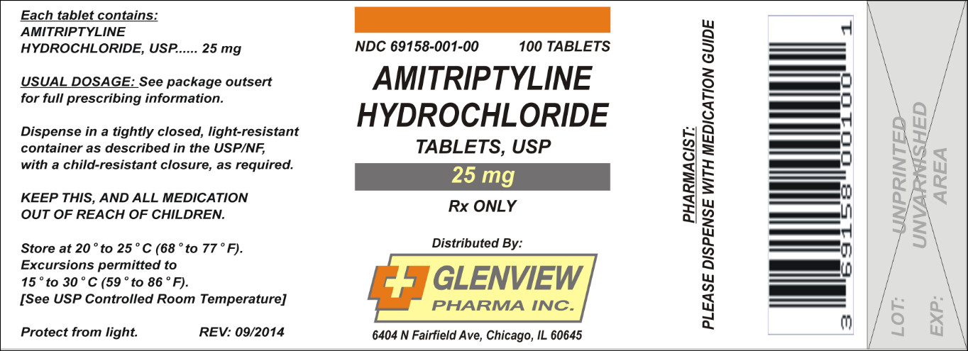 AMITRIPTYLINE-25 mg Label