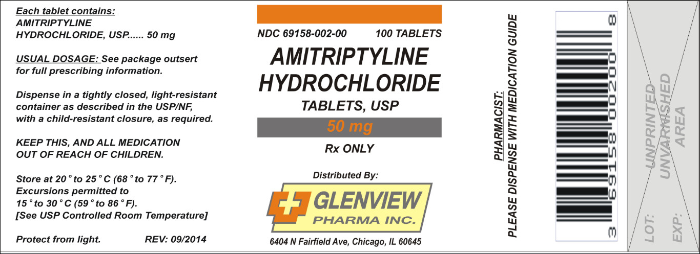 AMITRIPTYLINE-50 mg Label