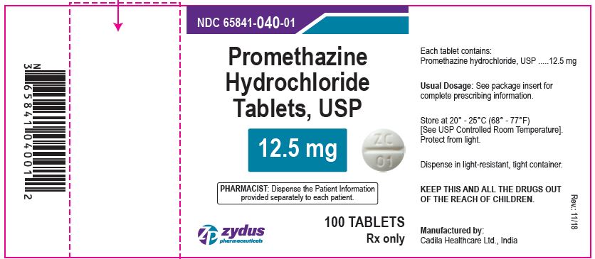 Promethzine Tablets, 12.5 mg