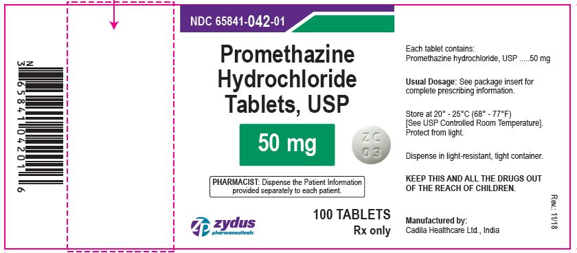 Promethazine Tablets, 50 mg