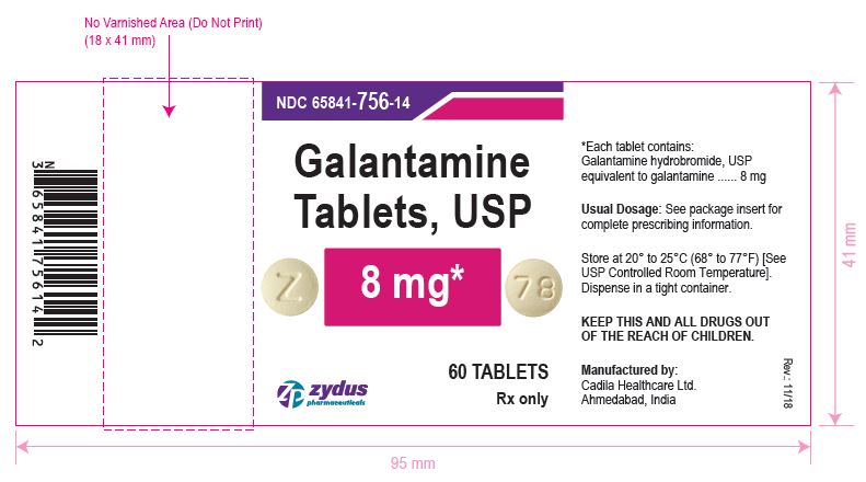 galantamine Tablets USP, 8mg