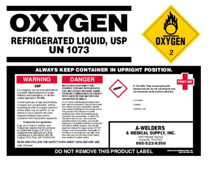 Oxygen Refrigerated Label