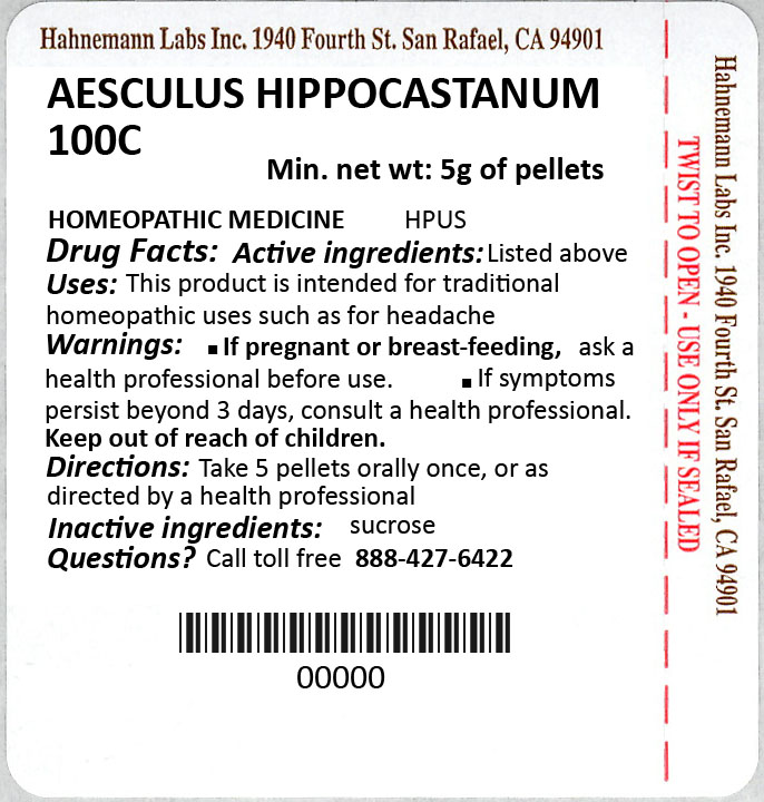 AESCULUS HIPPOCASTANUM 100C 5g