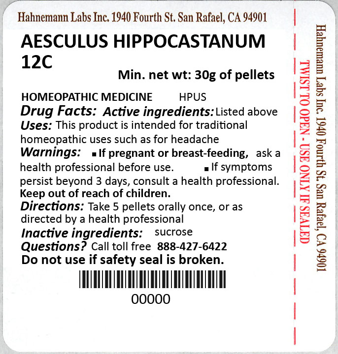 AESCULUS HIPPOCASTANUM 12C 30g