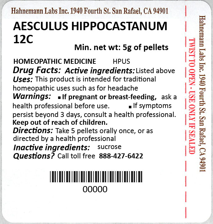 AESCULUS HIPPOCASTANUM 12C 5g