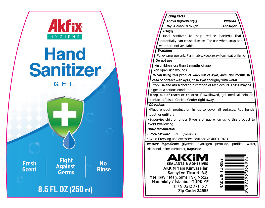 Akfix Hand Sanitizer Gel 250