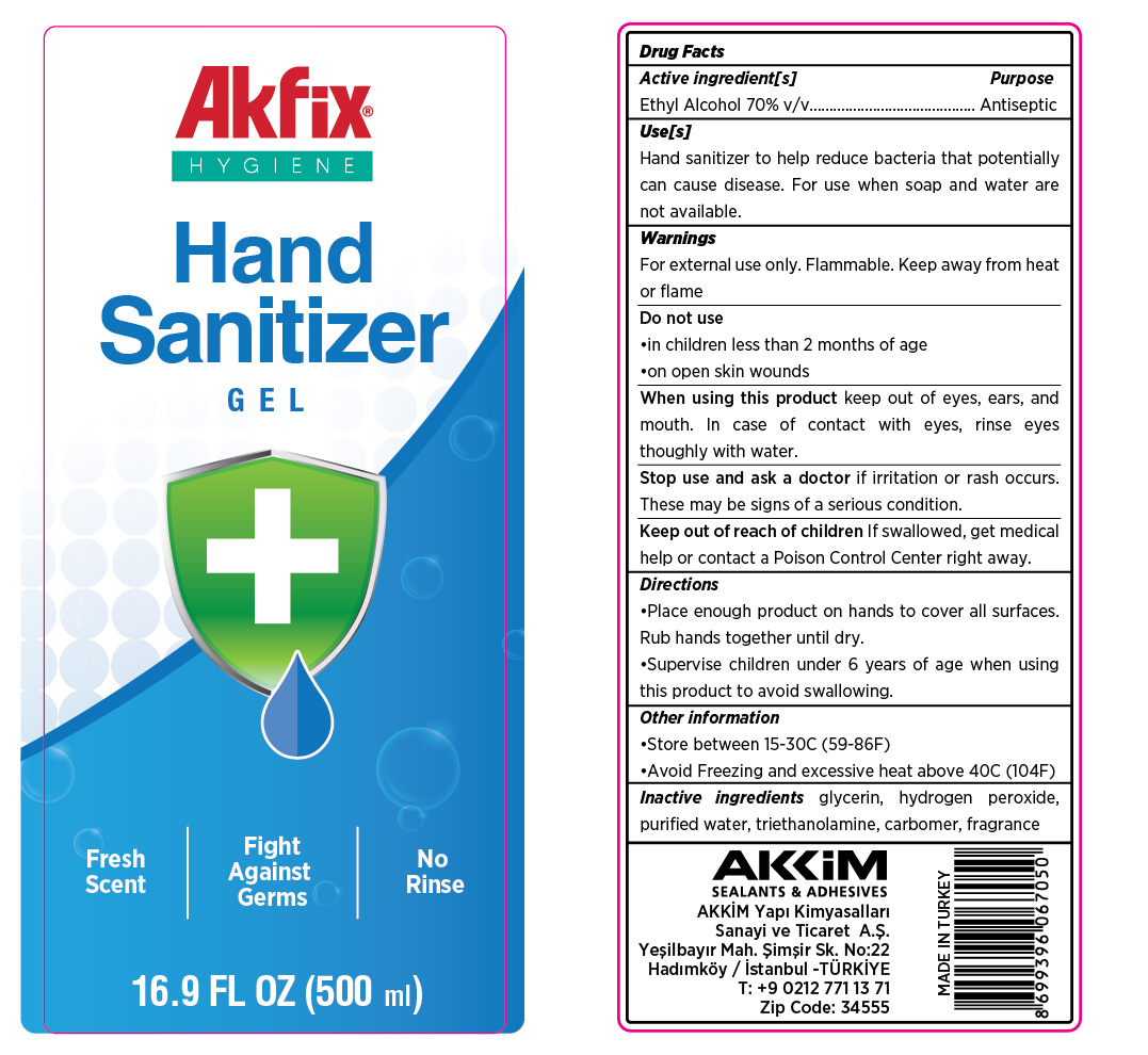 Akfix Hand Sanitizer Gel 500