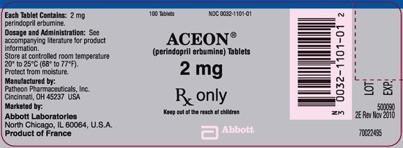 ACEON 2 mg 100 tablets