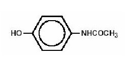 Acetaminophen Structural Formula