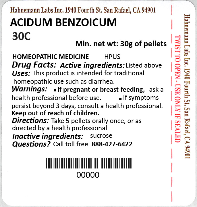 Acidum Benzoicum 30C 30g