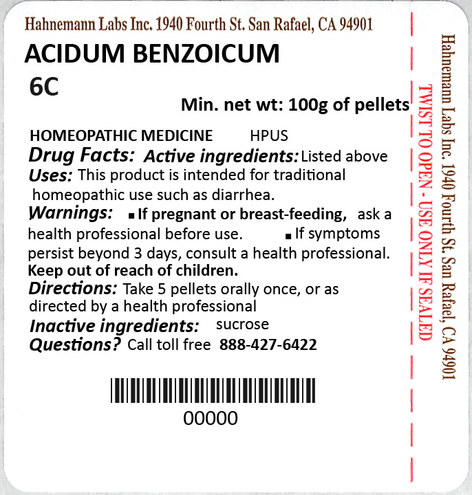 Acidum Benzoicum 6C 100g