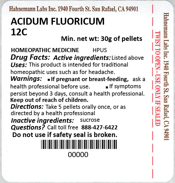 Acidum Fluoricum 12C 30g