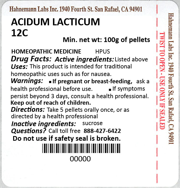 Acidum Lacticum 12C 100g