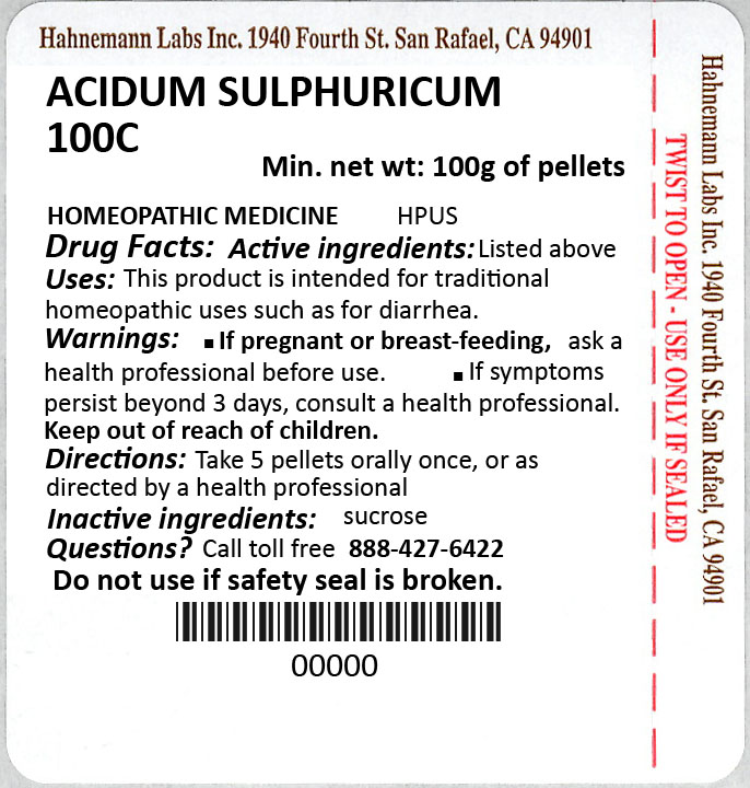 Acidum Sulphuricum 100C 100g
