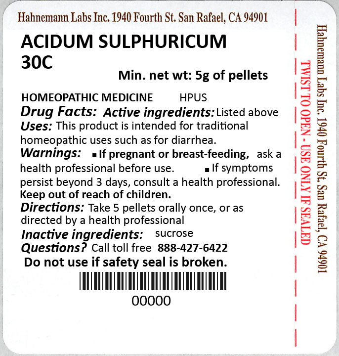 Acidum Sulphuricum 30C 5g
