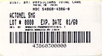 PRINCIPAL DISPLAY PANEL - 5 mg Label