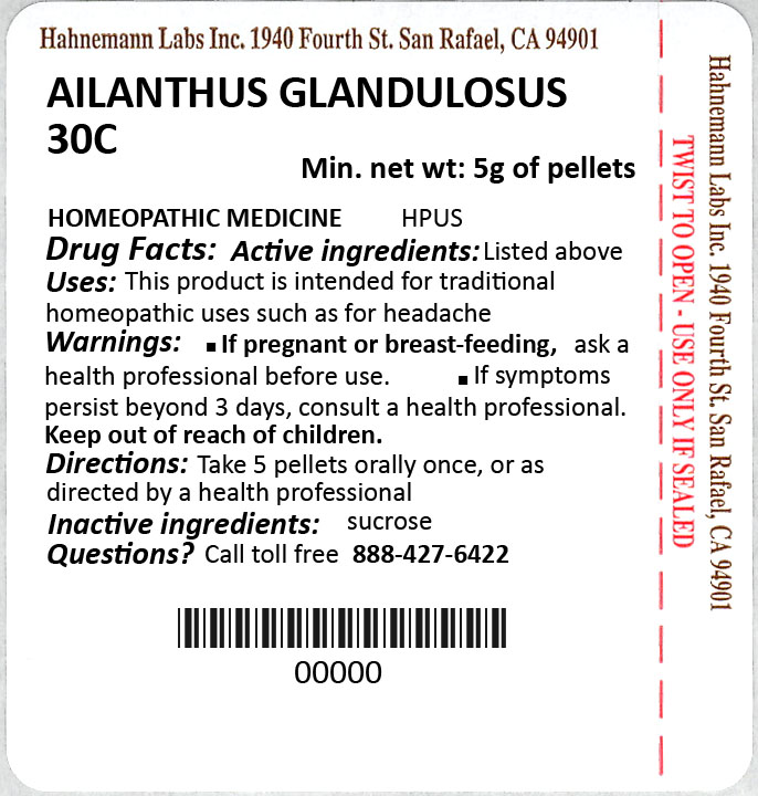 Ailanthus glandulosus 30C 5g