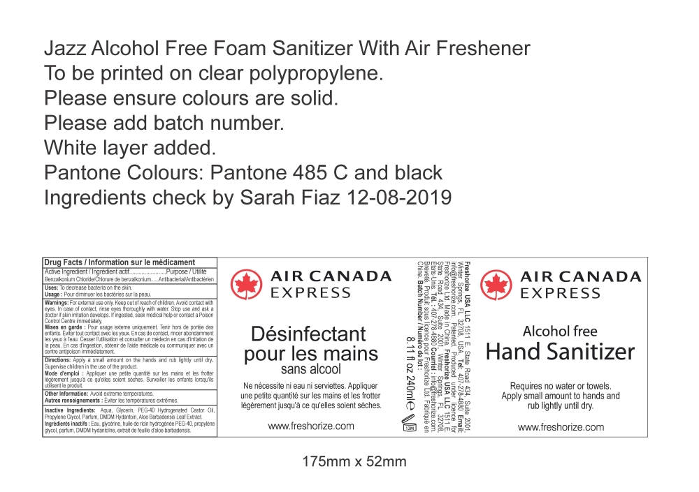 Air Canada Label