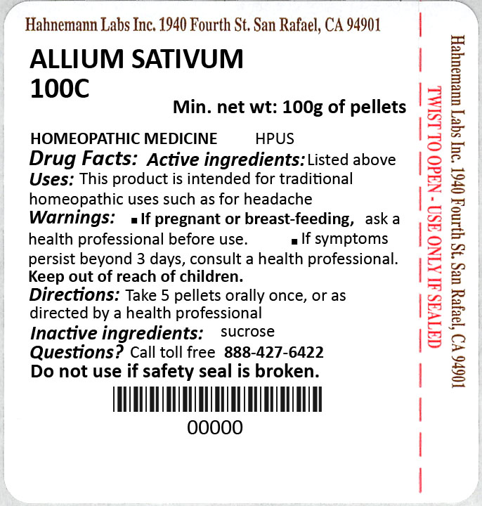 Allium sativum 100C 100g