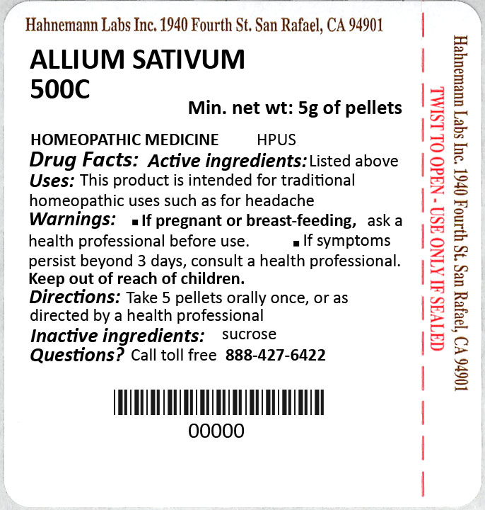 Allium sativum 500C 5g