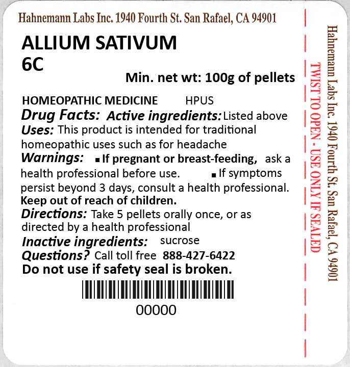 Allium sativum 6C 100g
