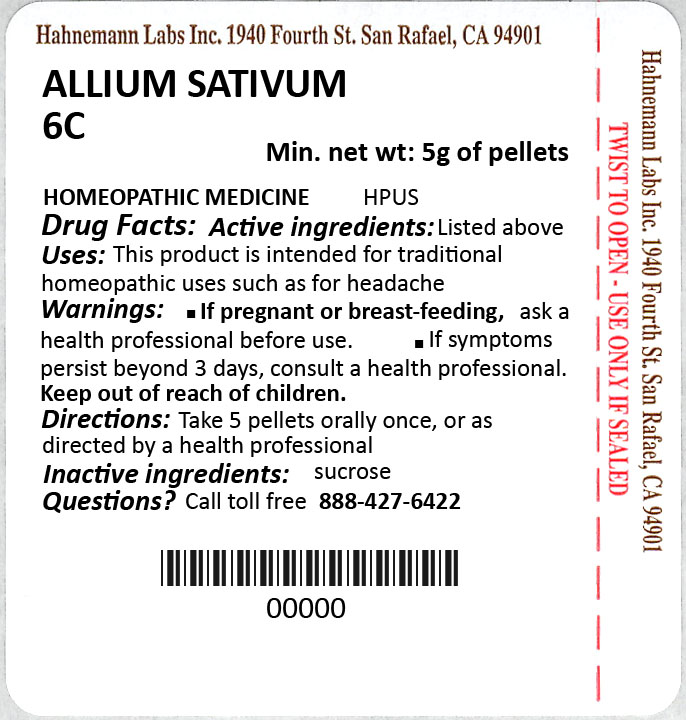 Allium sativum 6C 5g