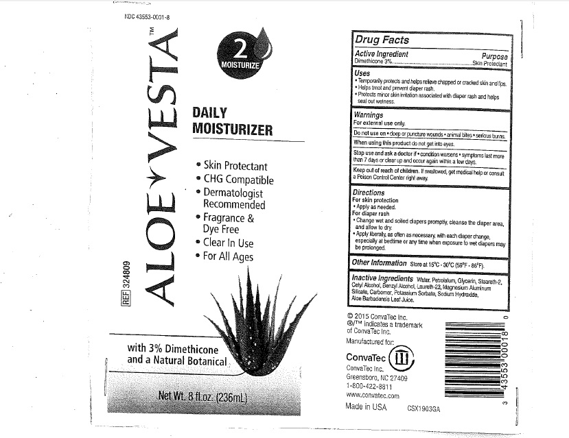 Aloe Vesta Daily Moisturizer 236 Ml | Dimethicone Lotion Breastfeeding