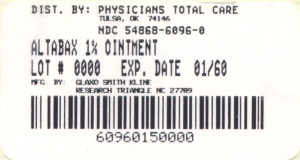 image of Altabax 1% Ointment package label for 15 grams