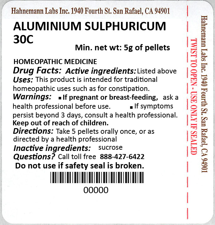 Aluminium Sulphuricum 30C 5g
