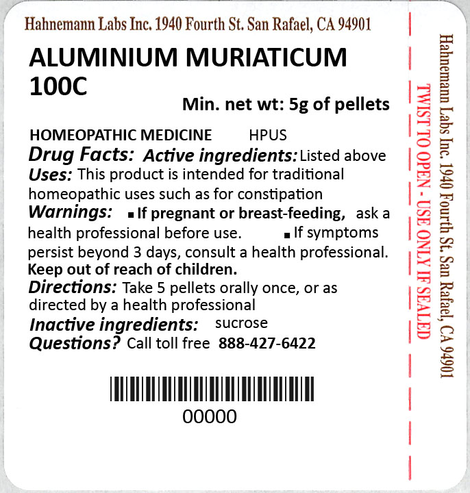 Aluminium muriaticum 100C 5g