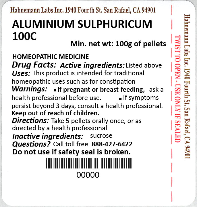 Aluminium sulphuricum 100C 100g