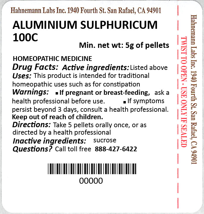 Aluminium sulphuricum 100C 5g