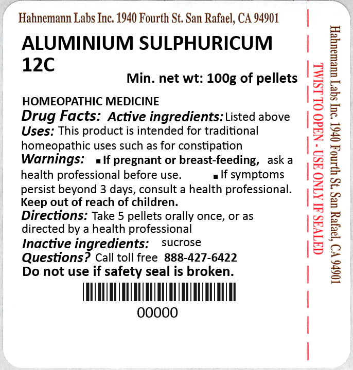 Aluminium sulphuricum 12C 100g