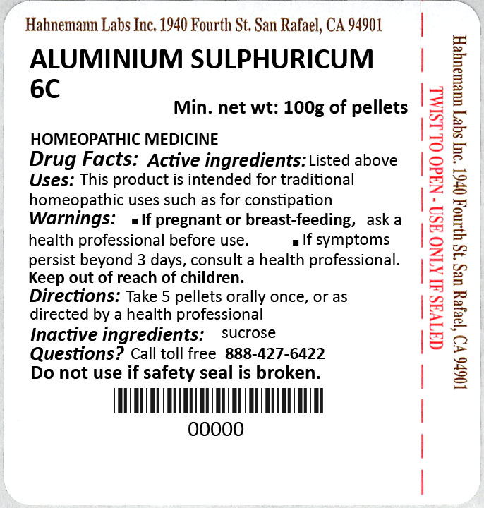 Aluminium sulphuricum 6C 100g