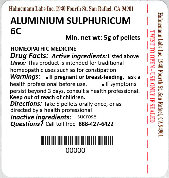 Aluminium sulphuricum 6C 5g