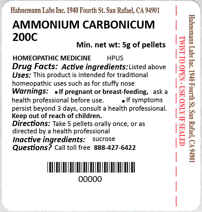 Ammonium Carbonicum 200C 5g