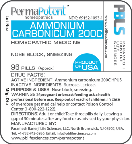 Ammonium carbonicum 200C