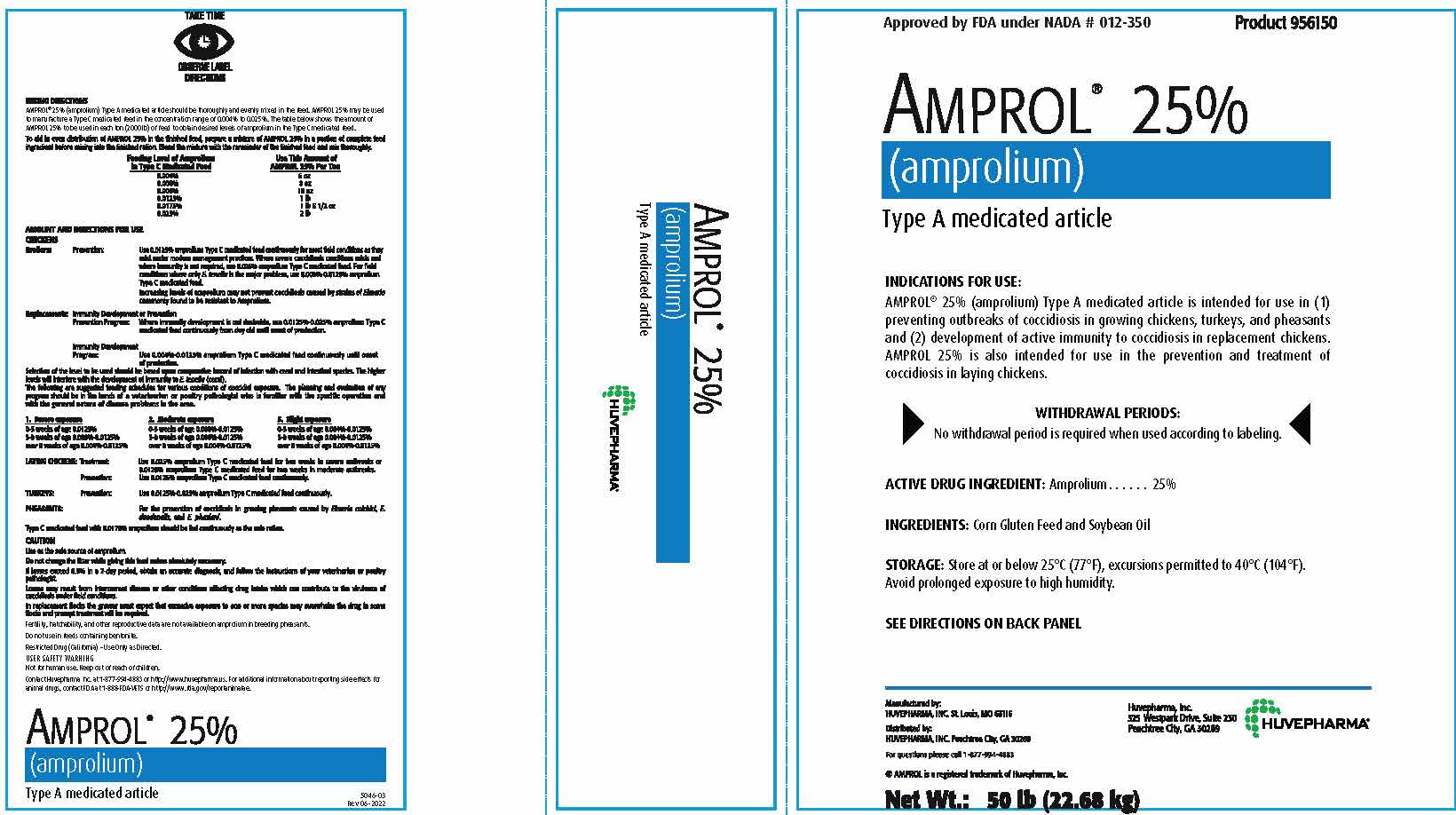 Amprol Bag Label