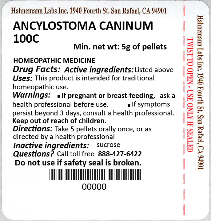 Ancylostoma Caninum 100C 5g