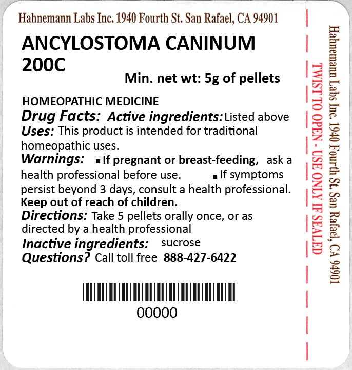 Ancylostoma Caninum 200C 5g
