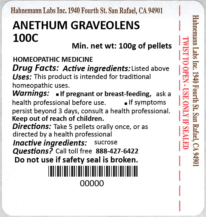 Anethum Graveolens 100C 100g