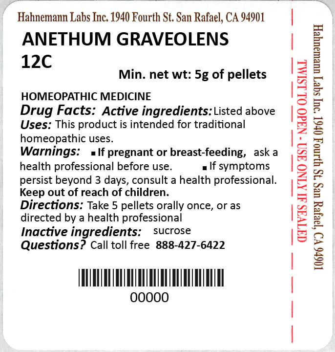 Anethum Graveolens 12C 5g