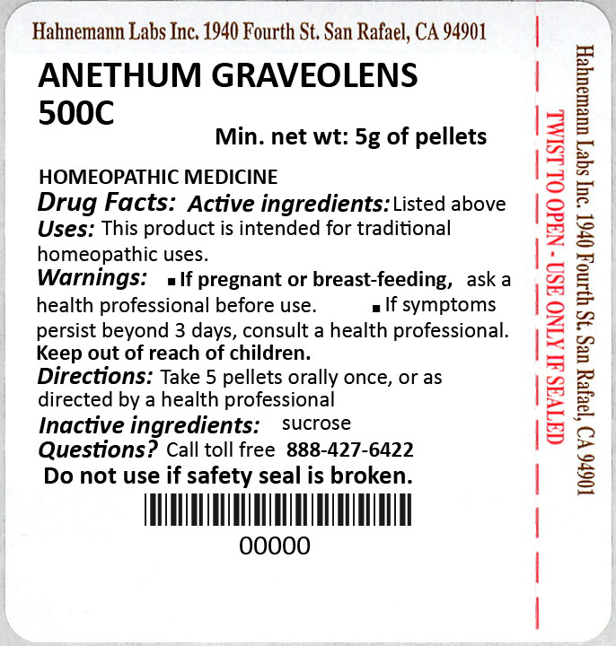 Anethum Graveolens 500C 5g