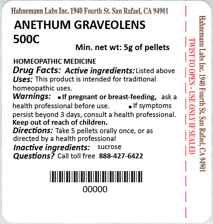 Anethum Graveolens 500C 5g