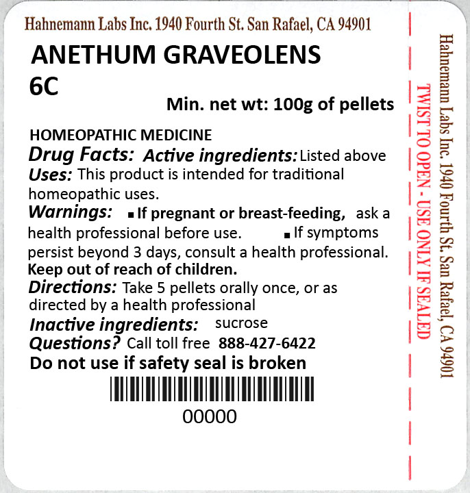 Anethum Graveolens 6C 100g