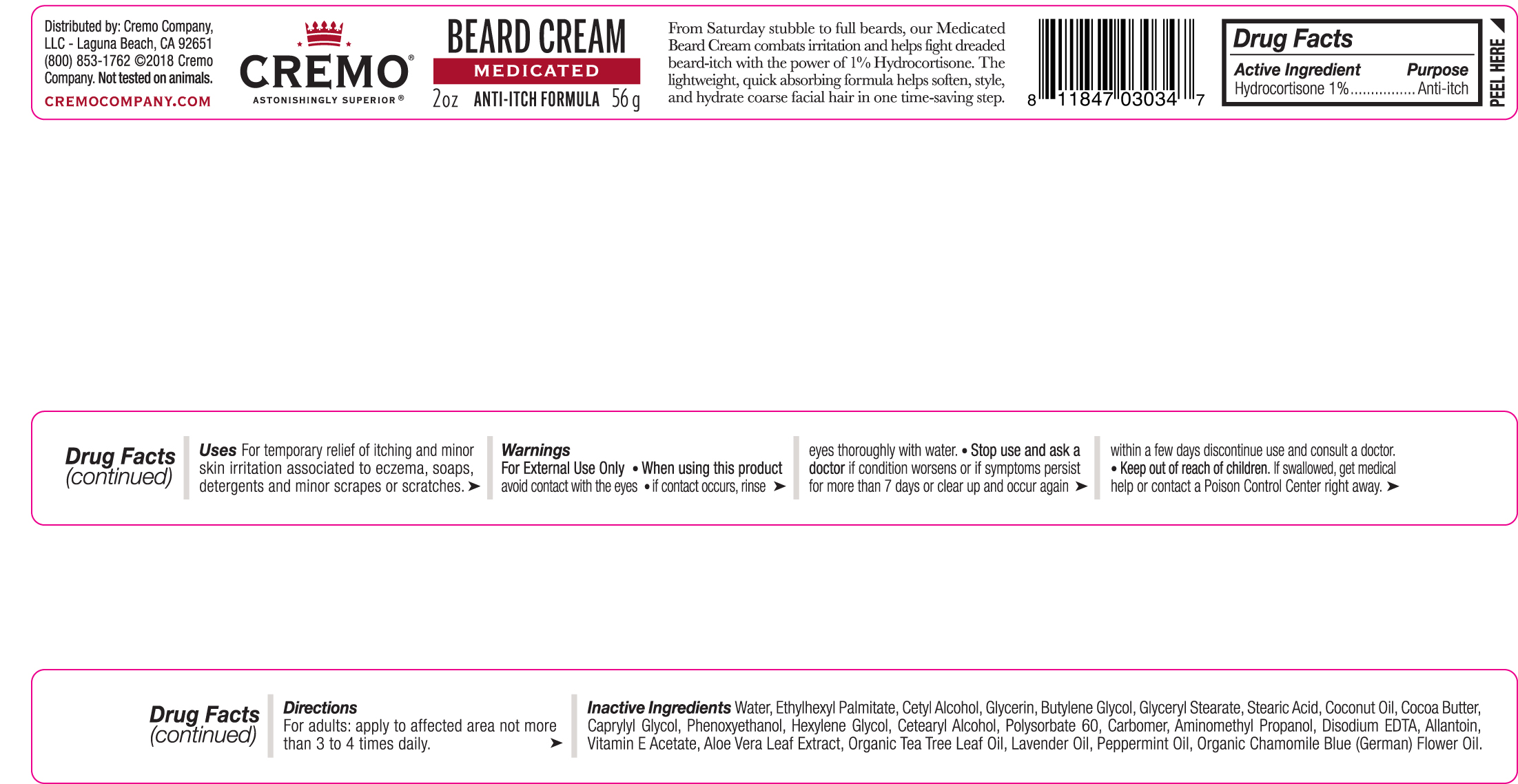 Beard Medicated Cremo | Hydrocortisone Cream Breastfeeding