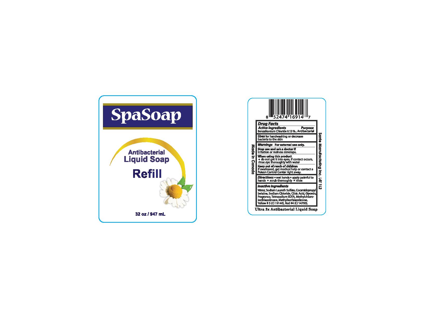 Spa Soap Antibacterial Liquid Soap