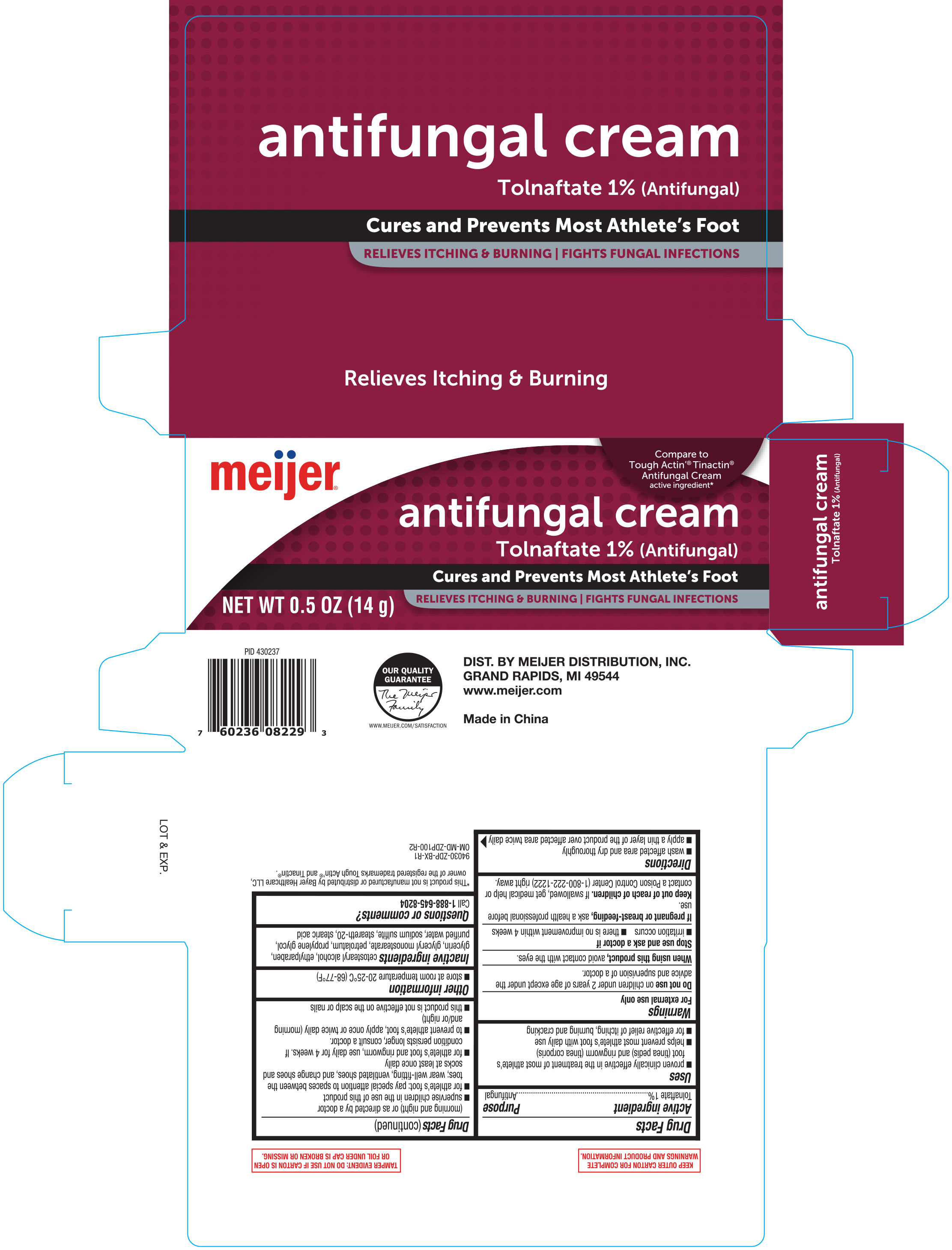 Antifungal Tolnaftate Cream